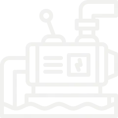 commercial sump pump icon white
