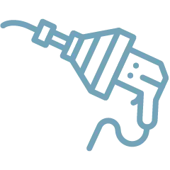 Drain Snaking button with icon